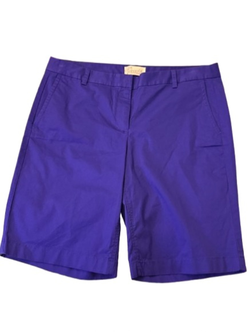 Bermuda by J.Crew Purple Stretch Chino Bermuda Shorts Women’s Size 6 Preppy Golf - Picture 2 of 5